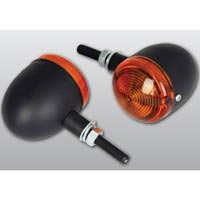 Matt Black Bullet Motorcycle Indicators