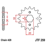 JT Front Sprocket JTF259-14