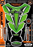 Kawasaki K Racing (Green) Motografix Quadrapad Tank Pad