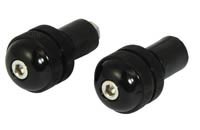 Black Round 18mm Bar End Weights