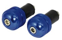 Blue Round 18mm Bar End Weights