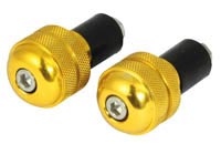 Gold Round 13mm Bar End Weights