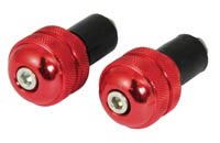 Red Round 13mm Bar End Weights