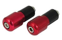 Red Slim 18mm Bar End Weights