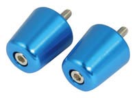 Blue Alloy Bar End Weights - Suzuki GSX1300R Hayabusa (1999 to 2008)