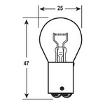 12v 21w BA15S 382 Bulb