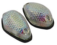 Crystal Fairing Motorcycle Indicators