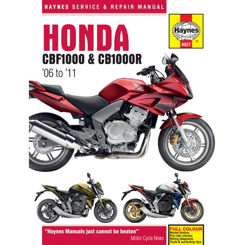 Haynes manual honda cbf1000 #2