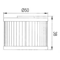 Hiflo Oil Filter HF112 Approximate Dimensions