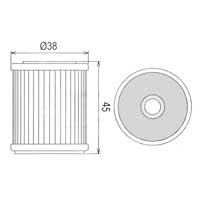 Hiflo Oil Filter - HF142 Approximate Dimensions