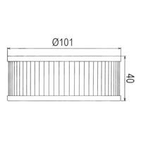 Hiflo Oil Filter - HF146 Approximate Dimensions