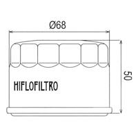 Hiflo Oil Filter HF985 Approximate Dimensions