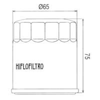 Hiflo Oil Filter - HF156 Approximate Dimensions