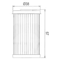 Hiflofiltro Oil Filter HF169 Approximate Dimensions