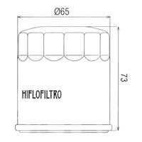 Hiflofiltro Oil Filter HF177 Approximate Dimensions