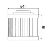 Hiflo Oil Filter - HF186 Approximate Dimensions