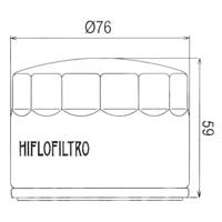 Hiflo Oil Filter - HF552 Approximate Dimensions