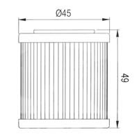 Hiflo Oil Filter - HF563 Approximate Dimensions