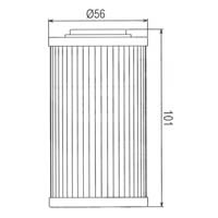 Hiflo Oil Filter - HF564 Approximate Dimensions