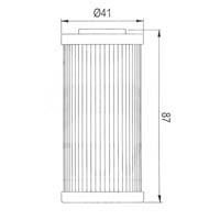 Hiflofiltro Oil Filter HF611 Approximate Dimensions