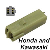 Honda and Kawasaki Indicator Connector Leads (White Connector - ICL001)