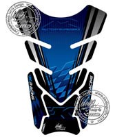 Motografix Tank Pad - Kawasaki K Racing (Blue)