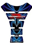 Motografix Tank Pad - Suzuki (Black / Blue) Spine Pad