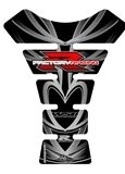 Motografix Tank Pad - Suzuki (Black/Silver)