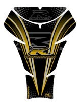 Motografix Tank Pad - Suzuki R Series (Black/Gold)