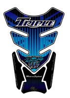 Triumph Triple (Blue) Motografix Tank Pad