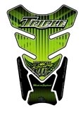 Motografix Tank Pad - Triumph Triple (Green)