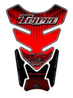 Triumph Triple (Red) Motografix Tank Pad