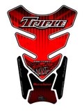 Motografix Tank Pad - Triumph Triple (Red)
