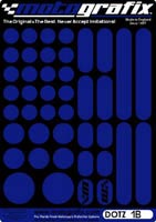 Motografix Strips and Dots - Maxi Blue