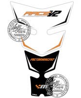 Motografix Tank Pad - KTM Factory Race V2 (White)