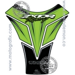 Kawasaki ZX-10R Green / Black Motografix Tank Pad