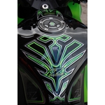 Kawasaki Z1000SX Black / Green Motografix Tank Pad (TK016G)