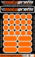 Motografix Strips and Dots - KTM Orange