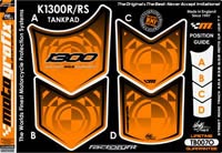 BMW K1300R/RS (Orange) Motografix Tank Pad