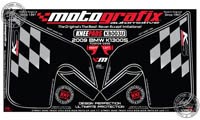 BMW K1300S (Black) Motografix Knee Boards