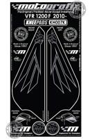 Honda VFR1200F Black Motografix Knee Boards