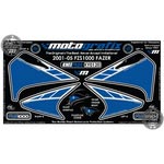 Yamaha FZS1000 Fazer Blue Motografix Knee Boards