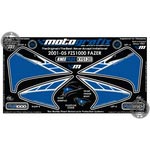 Yamaha FZS1000 Fazer Motografix Blue Knee Boards