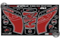 Yamaha XJ6 Diversion Red Motografix Knee Boards