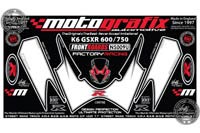 Motografix Front Number Board - Suzuki GSX-R750