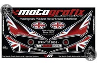 Motografix Front Number Board - Triumph ST 1050