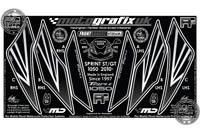 Motografix Front Number Board - Triumph ST 1050