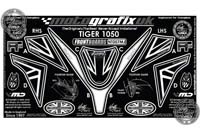 Motografix Front Number Board - Triumph Tiger 1050