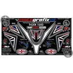 Motografix Front Number Board - Triumph Tiger 1050