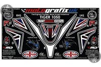 Motografix Front Number Board - Triumph Tiger 1050